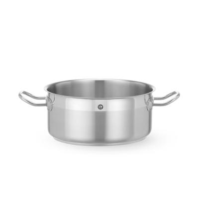 Pánev na dušení nízká, bez víka, HENDI, Profi Line, 4,7L, ⌀240x(H)105mm | 830161